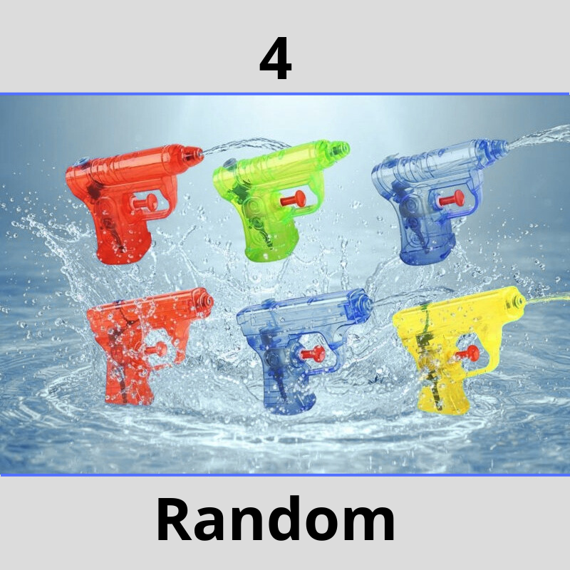 4 Kolorowe Pistoleciki na Wodę 💦